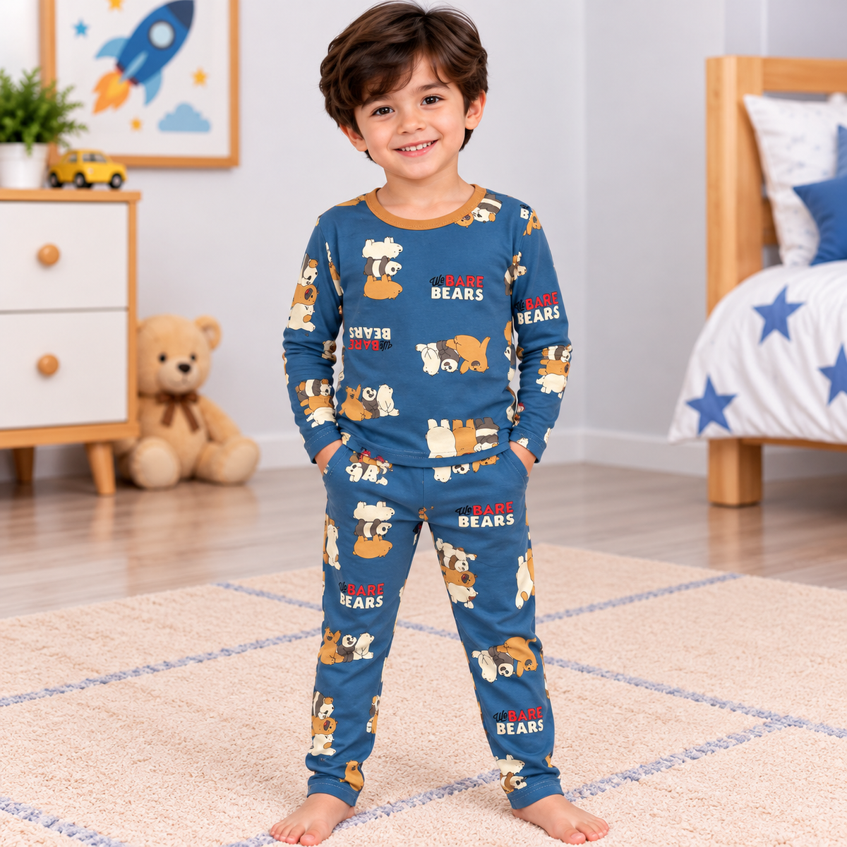Blue Bear Shirt & Trouser - TB-12