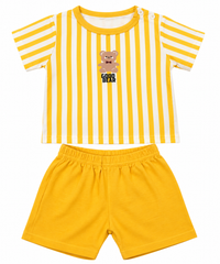 Yellow Striped Shirt & Shorts - CB-17